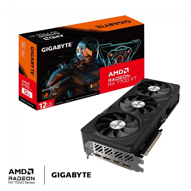 GIGABYTE GAMING Radeon RX 7700 XT OC 12G AMD 12 GB GDDR6 GIGABYTE GAMING Radeon RX 7700 XT OC 12G AMD 12 GB GDDR6
