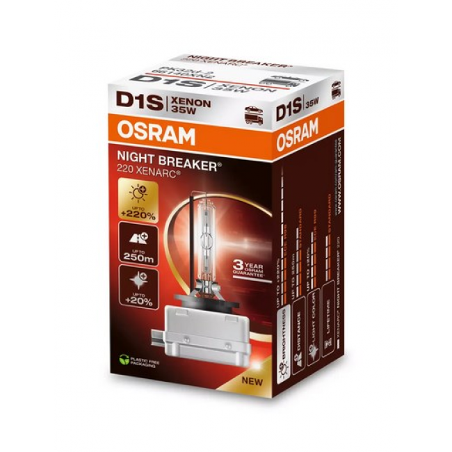 OSRAM D1S XENARC NIGHT BREAKER 220 - 3-year warranty OSRAM D1S XENARC NIGHT BREAKER 220 - 3-year warranty