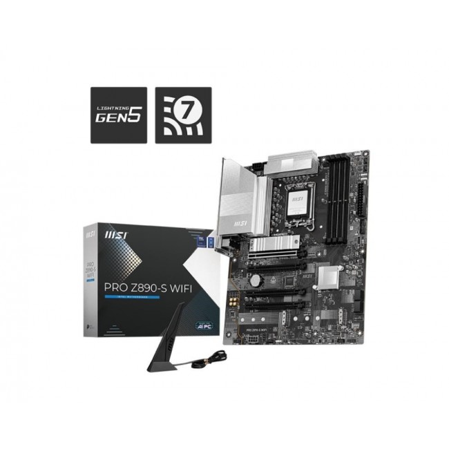 MSI PRO Z890-S WIFI motherboard Intel Z890 LGA 1851 (Socket V1) ATX MSI PRO Z890-S WIFI motherboard Intel Z890 LGA 1851 (Socket V1) ATX