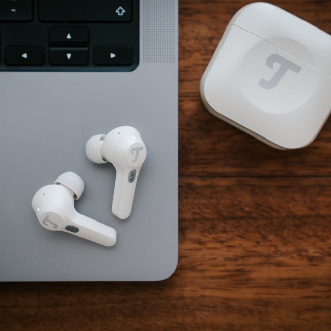 Teufel AIRY TWS Pro Bluetooth Earbuds Silver-White