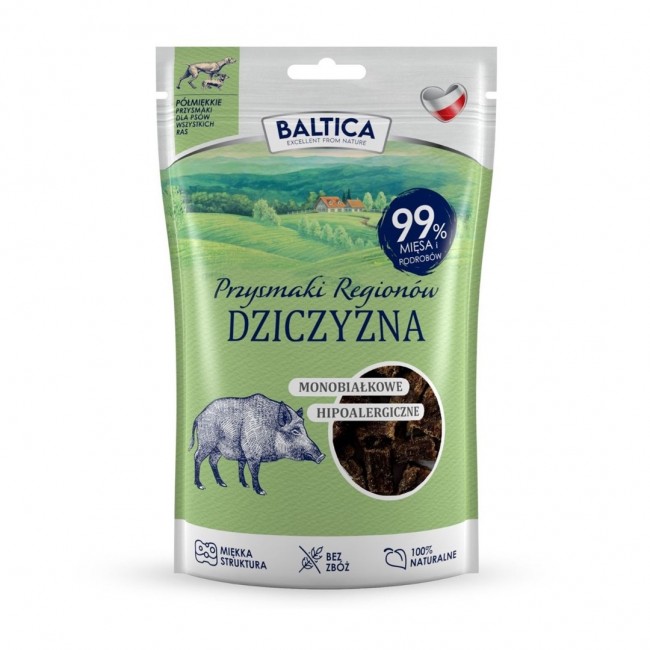 BALTICA Przysmaki regionu Game Mono - dog treat - 80g