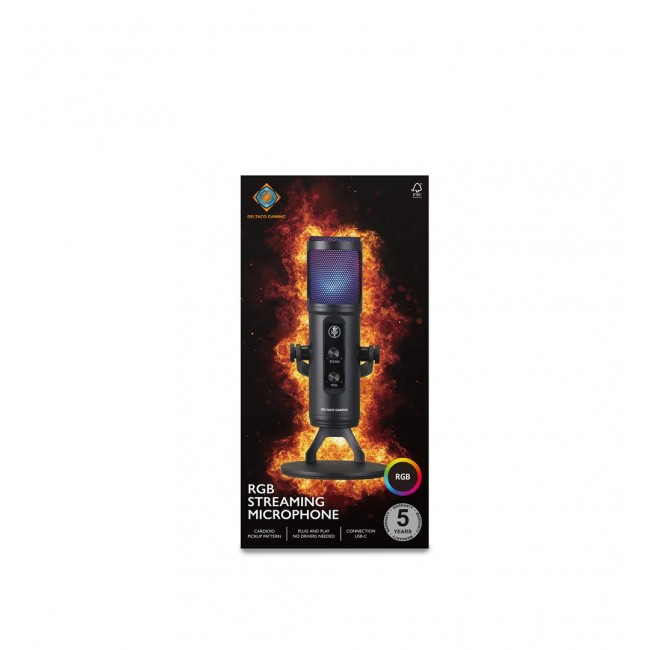 Deltaco Gaming GAM-171 microphone Black Podcast microphone