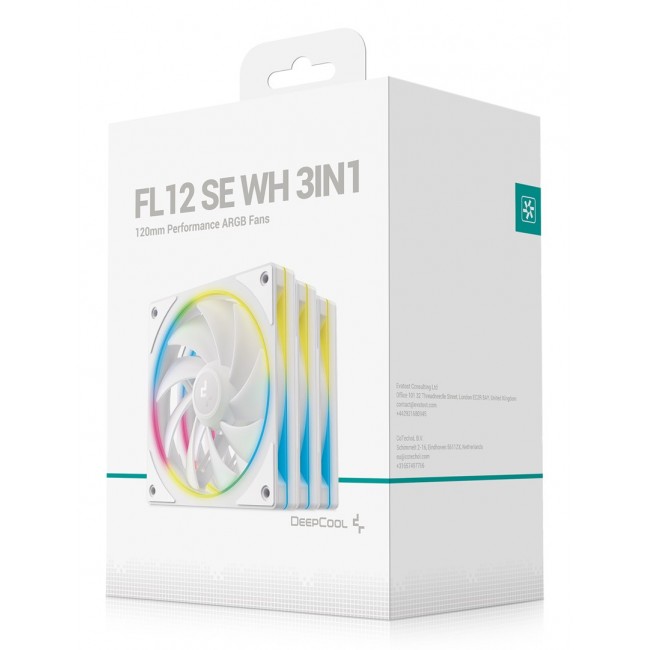 DeepCool FL12 SE WH 3IN1 Computer case Fan 12 cm White