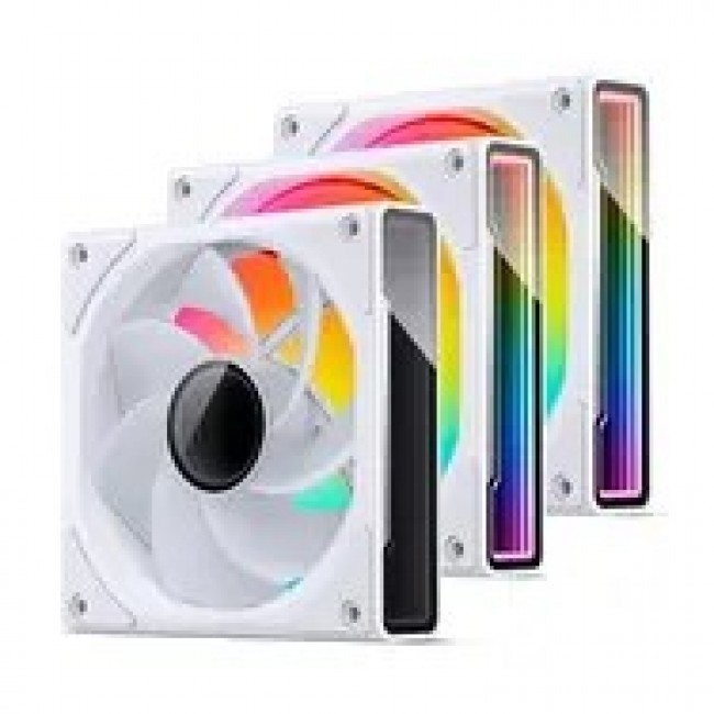 Jonsbo ZK-120WR 3in1 fan with A-RGB, white Reverse Jonsbo ZK-120WR 3in1 fan with A-RGB, white Reverse