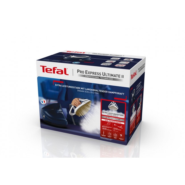 Tefal Pro Express Ultimate II GV9720 1.2 L Durilium Airglide Autoclean Ultra Thin soleplate Blue, White Tefal Pro Express Ultimate II GV9720 1.2 L Durilium Airglide Autoclean Ultra Thin soleplate Blue, White