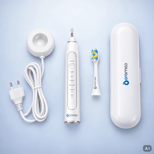 Sonic toothbrush ORO SONIC NEXT PRO WHITE OROMED