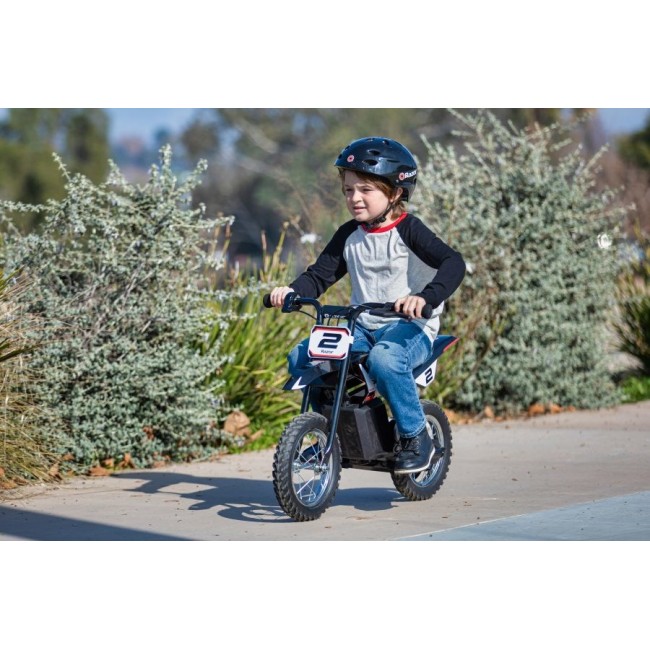 Razor MX125 Dirt Rocket electric scooter 1 seat(s) 13 km/h Blueberry, Chrome, White