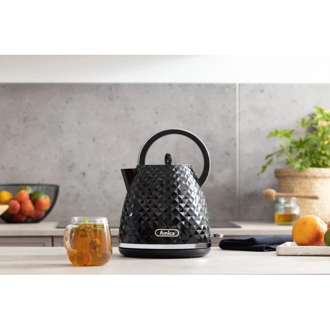 Amica KF 3030 1.7 l 2200 W electric kettle Black Amica KF 3030 1.7 l 2200 W electric kettle Black