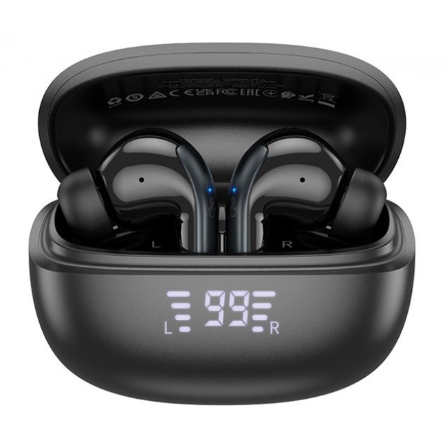 Hoco EQ5 Energy Headset Wireless In-Ear Calls/Music Bluetooth Black Hoco EQ5 Energy Headset Wireless In-Ear Calls/Music Bluetooth Black