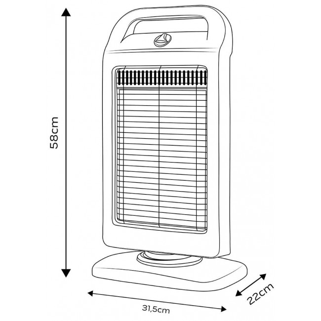 Halogen infrared heater 400/800/1200W Halogen infrared heater 400/800/1200W