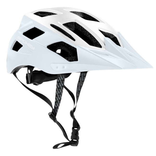 Bicycle helmet with lighting Spokey Pointer white L 941261