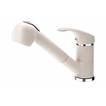 Kitchen faucet with pull-out spout