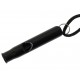 Survival whistle, aluminium , black Survival whistle, aluminium , black