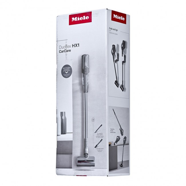 MIELE Duoflex HX1 CarCare Rechargeable hoover Black Grey MIELE Duoflex HX1 CarCare Rechargeable hoover Black Grey
