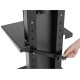 Maclean MC-865 Professional Modern TV Floor Stand with a Shelf for 37 Maclean MC-865 Professional Modern TV Floor Stand with a Shelf for 37