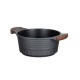 Resto Kitchenware Capella 2.6 L Round Black, Wood