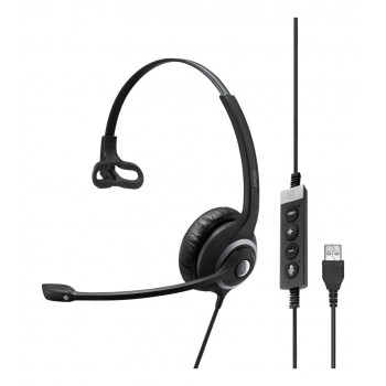 EPOS IMPACT SC 230 USB MS II Mono USB-A Headset In-Line Call Control Microsoft zertifiziert (1000578)