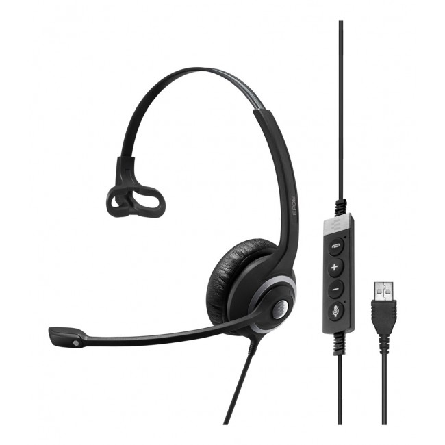 EPOS IMPACT SC 230 USB MS II Mono USB-A Headset In-Line Call Control Microsoft zertifiziert (1000578)