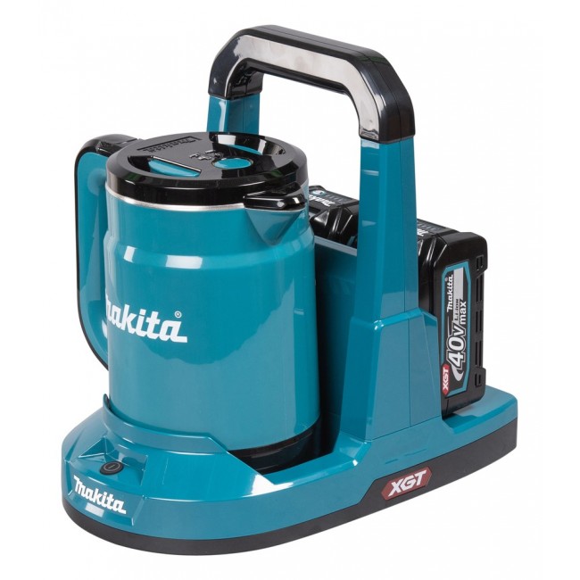 Makita KT001GZ electric kettle 0.8 L Black, Blue