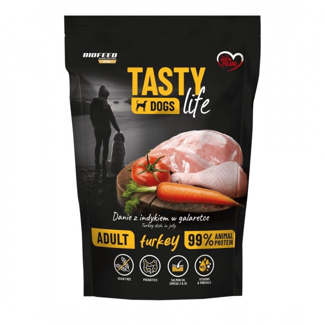 BIOFEED Tasty Dogs Life Turkey - wet dog food - 500g BIOFEED Tasty Dogs Life Turkey - wet dog food - 500g