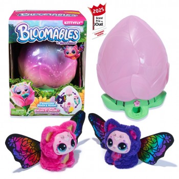 Hatchimals Bloomables by , Kittyfly Surprise Toy, Interactive Plush with Repeat Double Reveal, over 100 Sounds and Reactions for Pretend Play (Styles Vary), Electronic Pets for Kids Ages 5 and up