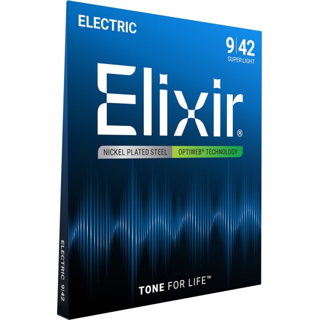 Elixir 12000 Super Light (9-42) PW - electric guitar strings