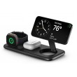 Satechi Qi2 Trio Smartwatch, Headphones, Smartphone Grey USB Wireless charging Indoor