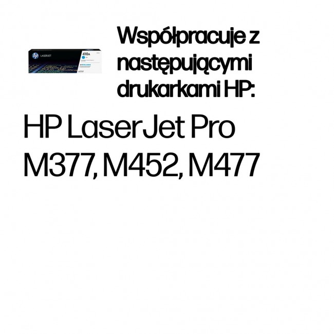 HP 410A Cyan Original LaserJet Toner Cartridge HP 410A Cyan Original LaserJet Toner Cartridge