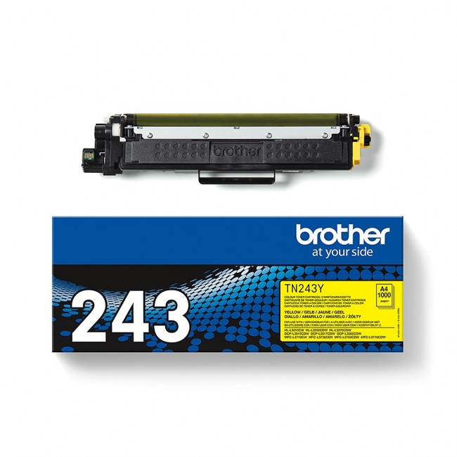 Toner Brother TN-243Y HL-L32XX/DCP-L35XX/MFC-L37XX Toner Brother TN-243Y HL-L32XX/DCP-L35XX/MFC-L37XX