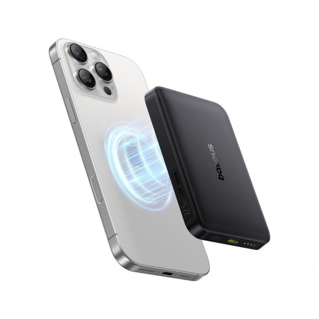 Baseus EnerFill FM12 Lithium Polymer (LiPo) 10000 mAh Wireless charging Black Baseus EnerFill FM12 Lithium Polymer (LiPo) 10000 mAh Wireless charging Black