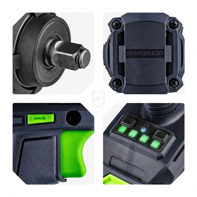 Brushless impact wrench 20 V W04604 WUBER