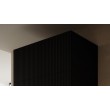 Wardrobe PAFOS 2D BASE 90x55.5x45 Black matt Wardrobe PAFOS 2D BASE 90x55.5x45 Black matt