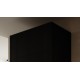 Wardrobe PAFOS 2D BASE 90x55.5x45 Black matt