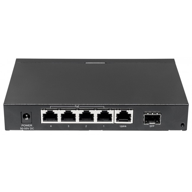 Intellinet 5-Port Gigabit Ethernet PoE+ Switch with SFP Combo Port, 4 x PSE Ports, IEEE 802.3at/af Power over Ethernet (PoE+/PoE) Compliant, 80 W, Desktop (Euro 2-pin plug) Intellinet 5-Port Gigabit Ethernet PoE+ Switch with SFP Combo Port, 4 x PSE Ports, IEEE 802.3at/af Power over Ethernet (PoE+/PoE) Compliant, 80 W, Desktop (Euro 2-pin plug)