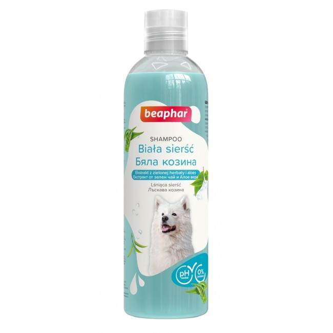BEAPHAR White coat - shampoo for dogs - 250ml BEAPHAR White coat - shampoo for dogs - 250ml