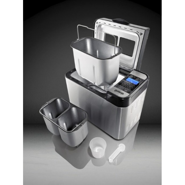 Gorenje Bread maker BM1400E Power 815 W Number of programs 12 Display LCD Stainless steel Gorenje Bread maker BM1400E Power 815 W Number of programs 12 Display LCD Stainless steel