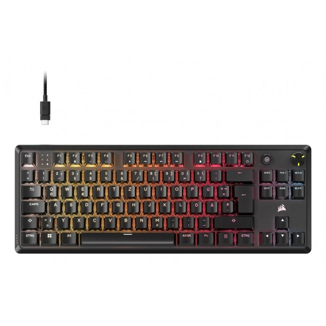 Corsair K70 CORE TKL keyboard Gaming USB QWERTZ German Black Corsair K70 CORE TKL keyboard Gaming USB QWERTZ German Black