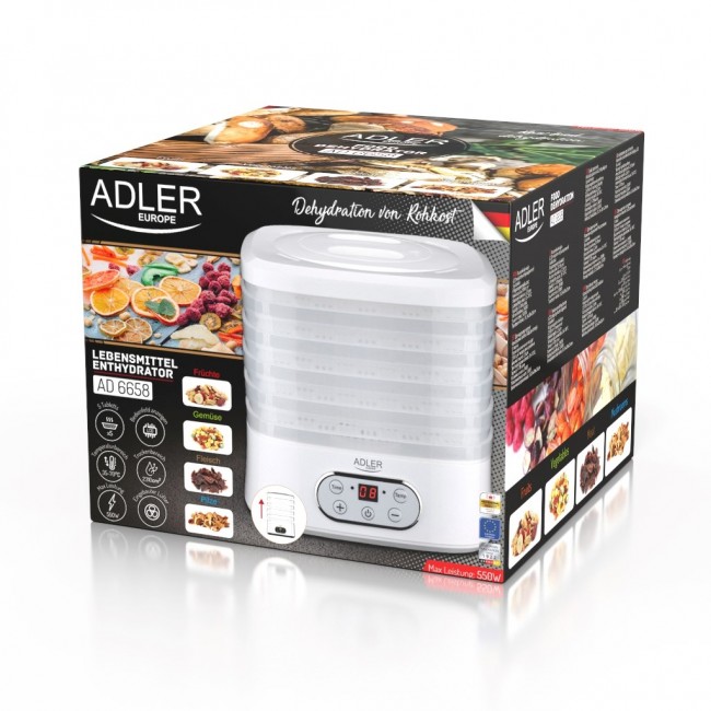 Dryer for fruits and vegetables ADLER AD 6658 Dryer for fruits and vegetables ADLER AD 6658
