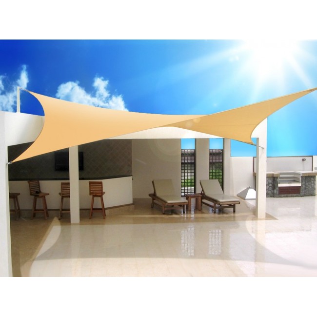 Sunscreen UV polyester 5m square GreenBlue GB505