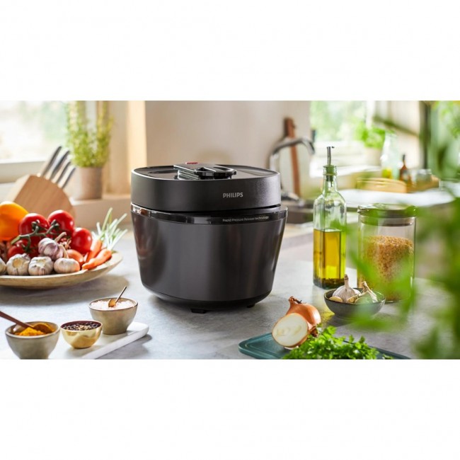 Philips | HD2151/40 | All-in-one Pressure Cooker | 1000 W | 5 L | Number of programs 12 | Black Philips | HD2151/40 | All-in-one Pressure Cooker | 1000 W | 5 L | Number of programs 12 | Black