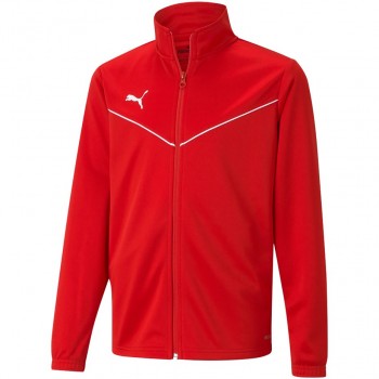 Puma teamRISE Training Poly Jacket Jr red 657393 01 152cm
