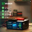 Microprocessor-controlled car battery charger 10 A 6 150 Ah 2 24 V W14018 WUBER