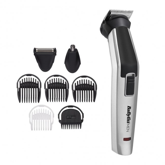 BaByliss 8-in-1 Titanium Silver, Black Nickel-Metal Hydride (NiMH)