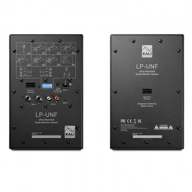 Kali Audio LP-UNF - a pair of Bluetooth monitor speakers (black)