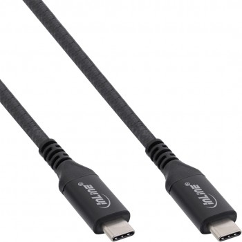 InLine USB4 Cable, USB Type-C male/male, black - 1m