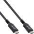 InLine USB4 Cable, USB Type-C male/male, black - 1m
