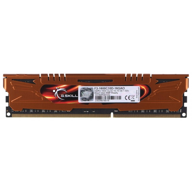 G.Skill 16GB PC3-12800 Kit memory module 2 x 8 GB DDR3 1600 MHz