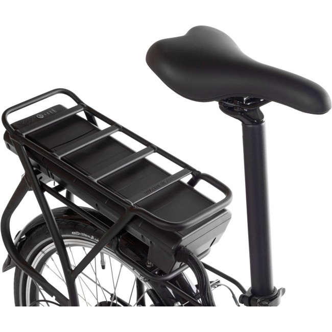 Snapp City-E folding electric bicycle, blue