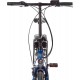 Snapp City-E folding electric bicycle, blue