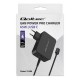 Qoltec 52386 GaN POWER PRO charger | 1xUSB-C | 65W | 5-20V | 3-3.25A | Black Qoltec 52386 GaN POWER PRO charger | 1xUSB-C | 65W | 5-20V | 3-3.25A | Black